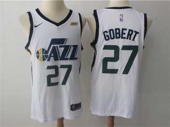 Utah Jazz #27 Rudy Gobert White Swingman Jersey