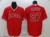 Los Angeles Angels #27 Mike Trout Red 2020 Cool Base Jersey
