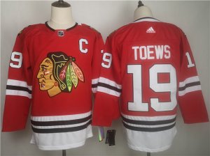 Chicago Blackhawks #19 Jonathan Toews Red Jersey