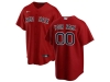 Boston Red Sox Custom #00 Red 2020 Cool Base Jersey