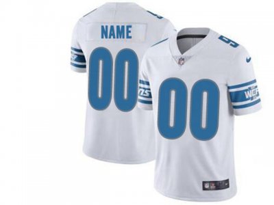 Detroit Lions #00 White Vapor Limited Custom Jersey