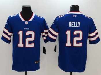 Buffalo Bills #12 Jim Kelly Blue Vapor Limited Jersey