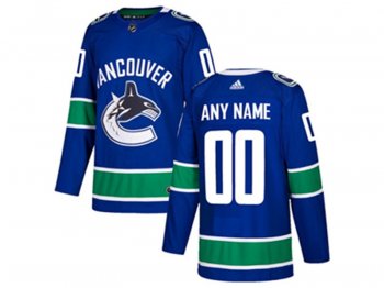 Vancouver Canucks Custom #00 Home Blue Jersey