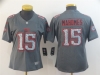 Women's Kansas City Chiefs #15 Patrick Mahomes Gray Camo Limited Jersey