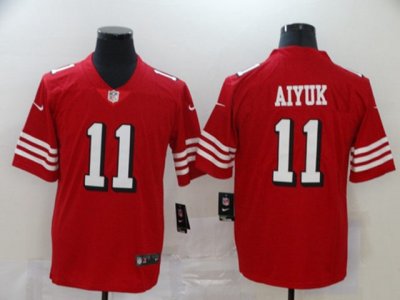 San Francisco 49ers #11 Brandon Aiyuk Red Color Rush Limited Jersey