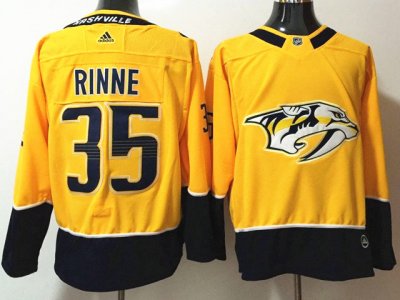 Nashville Predators #35 Pekka Rinne Gold Jersey