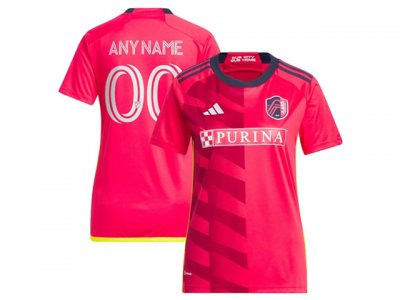 Club St Louis City SC #00 Red 2023/24 Soccer Custom Jersey