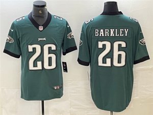 Philadelphia Eagles #26 Saquon Barkley Green Vapor Limited Jersey