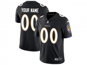 Baltimore Ravens Custom #00 Black Vapor Limited Jersey