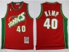 Seattle SuperSonics #40 Shawn Kemp 1997-98 Red Hardwood Classics Jersey