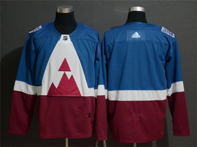 Colorado Avalanche Blank Blue/Burgundy 2020 NHL Stadium Series Team Jersey