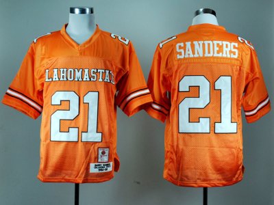 NCAA Oklahoma State Cowboys #21 Barry Sanders Orange College Football Jersey