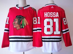 Chicago Blackhawks #81 Marian Hossa Red Jersey