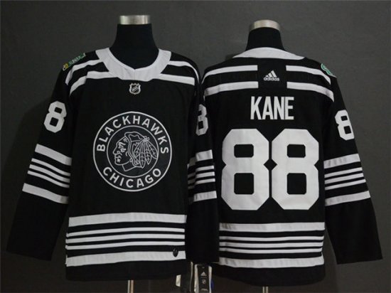Chicago Blackhawks #88 Patrick Kane Black 2019 Winter Classic Jersey
