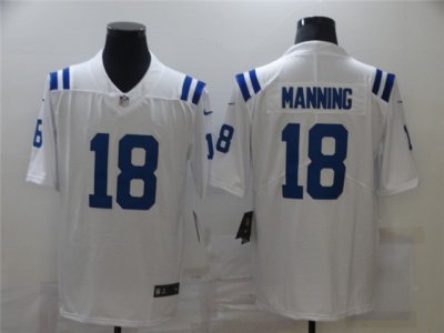 Indianapolis Colts #18 Peyton Manning White Vapor Limited Jersey