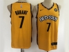 Brooklyn Nets #7 Kevin Durant 2020-21 Gold Biggie Swingman Jersey